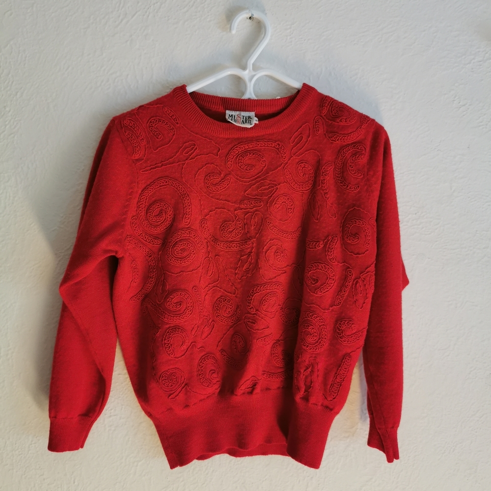 Vintage Mister Leonard Top in Red